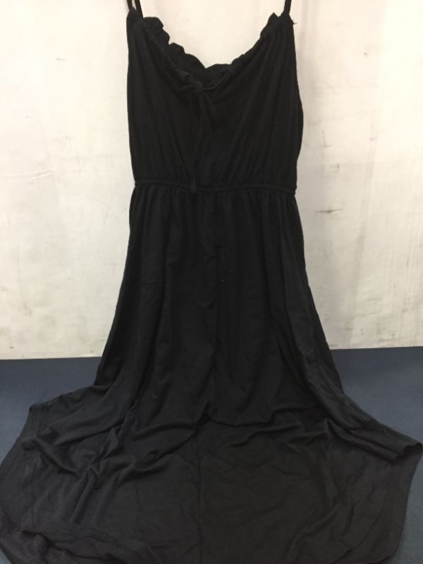 Photo 1 of WOMENS SIZE MEDIUM SPAGHETTI STRAP DRESS -BLACK 