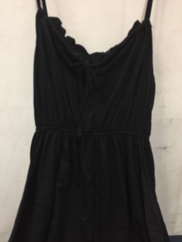 Photo 2 of WOMENS SIZE MEDIUM SPAGHETTI STRAP DRESS -BLACK 