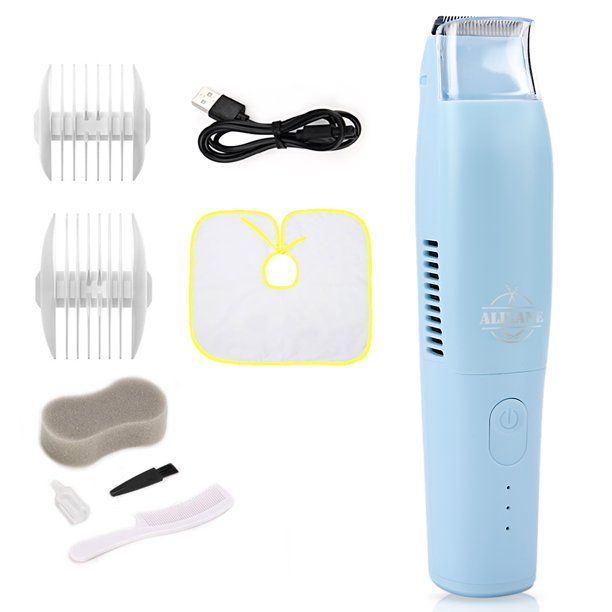 Photo 1 of Alixane Baby Hair Clippers with Vacuum for Baby, Infants, Children, Kids and Newborn, Waterproof Rechargeable Cordless Hair Trimmer with 2 Guide Combs & Haircut Cape