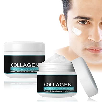 Photo 1 of 2PCS Collagen Cream for Men, Men's Age Rewind Wrinkle Moisturizing Gel, Men's Anti Age Wrinkle Cream,Natural Organic Anti Wrinkle Day & Night Cream
