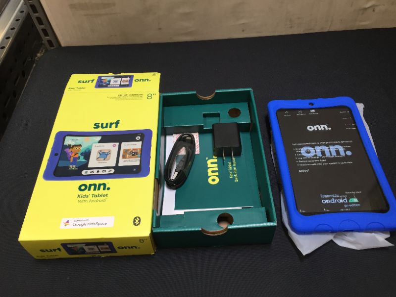 Photo 2 of onn. 8" Kids Tablet, 32GB (2021 Model) - Blue
