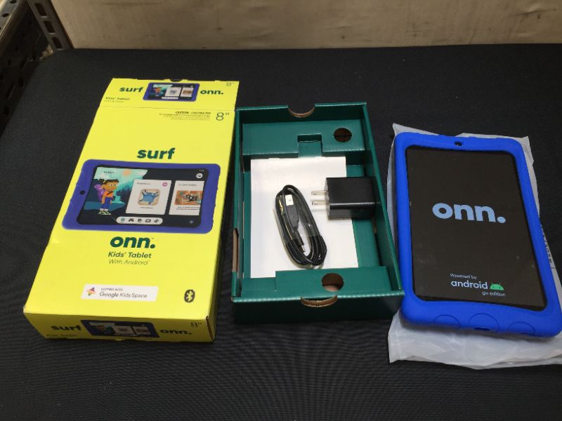 Photo 2 of onn. 8" Kids Tablet, 32GB (2021 Model) - Blue
