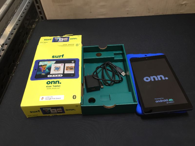 Photo 2 of onn. 8" Kids Tablet, 32GB (2021 Model) - Blue
