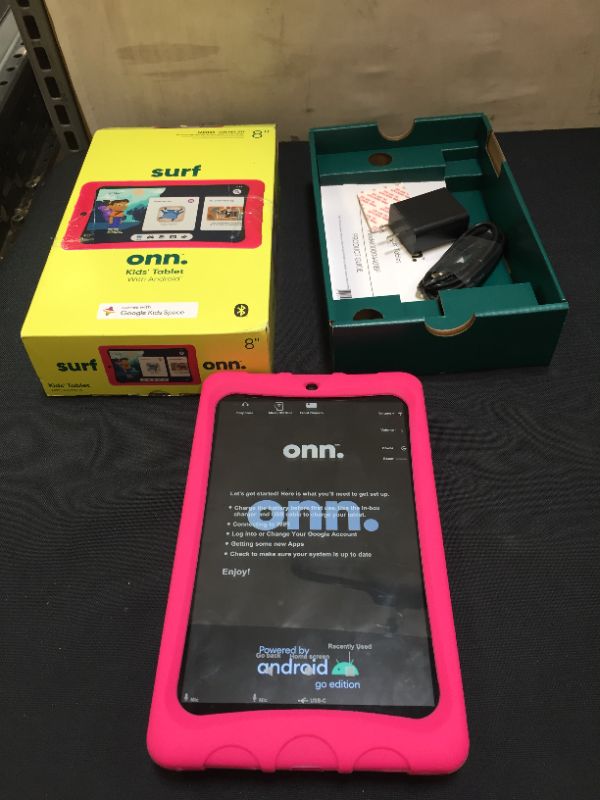 Photo 2 of onn. 8" Kids Tablet, 32GB (2021 Model) - Pink
