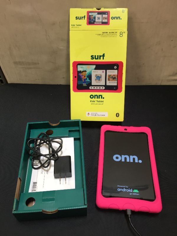 Photo 2 of onn. 8" Kids Tablet, 32GB (2021 Model) - Pink
