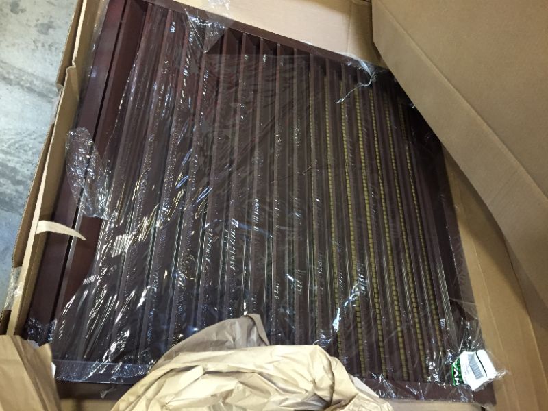 Photo 2 of 36" w X 36" h Aluminum Exterior Vent for Walls & Crawlspace - Rain & Waterproof Air Vent with Screen Mesh - HVAC Grille - Brown [Outer Dimensions 37.5”w x 37.5”h]