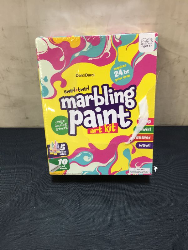 Photo 2 of Marbling Paint Art Kit for Kids - Arts and Crafts for Girls & Boys Ages 6-12 - Craft Kits Art Set - Best Tween Paint Gift Ideas for Kids Activities Age 4 5 6 7 8 9 10 Year Old - Marble Painting Kits