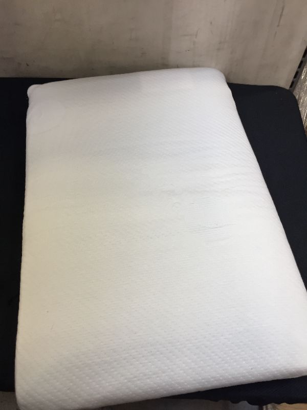 Photo 3 of Bluewave Bedding Hyper Slim Gel Memory Foam Pillow for Stomach and Back Sleepers - Thin, Flat Design for Cervical Neck Alignment and Deeper Sleep (2.25-Inches Height, Standard Size)
