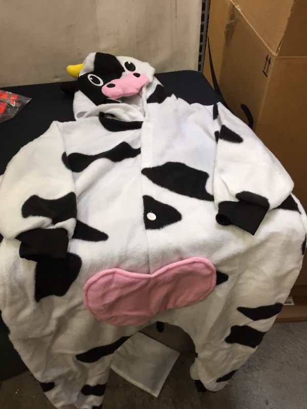 Photo 2 of girls cow onesies 
size 105