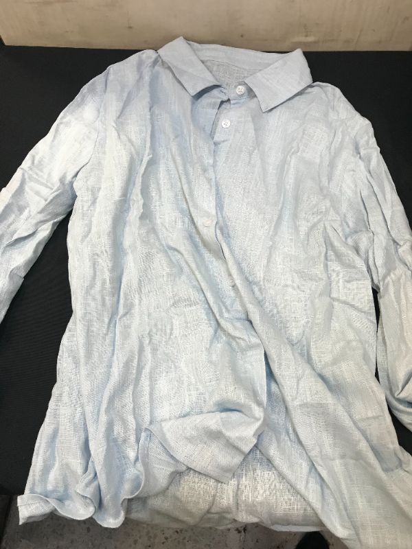 Photo 1 of Sky blue button up shirt Size - S 