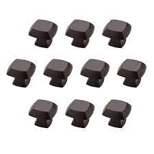 Photo 1 of  Liberty Mandara 1-1/4 In. (32mm) Cocoa Bronze Square Cabinet Knob