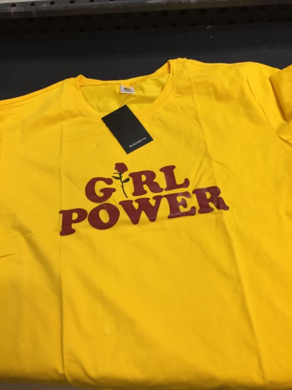 Photo 2 of BLACKMYTH GIRL POWER SHIRT SIZE XXL
