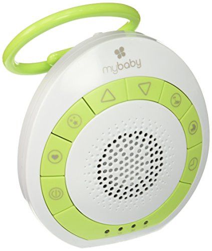 Photo 1 of myBaby Soundspa On?the?Go, Plays 4 Soothing Sounds, Adjustable Volume Control, Adjustable Clip for Strollers, Diaper Bags, Car Seats, Small and Lightweight, Aut

