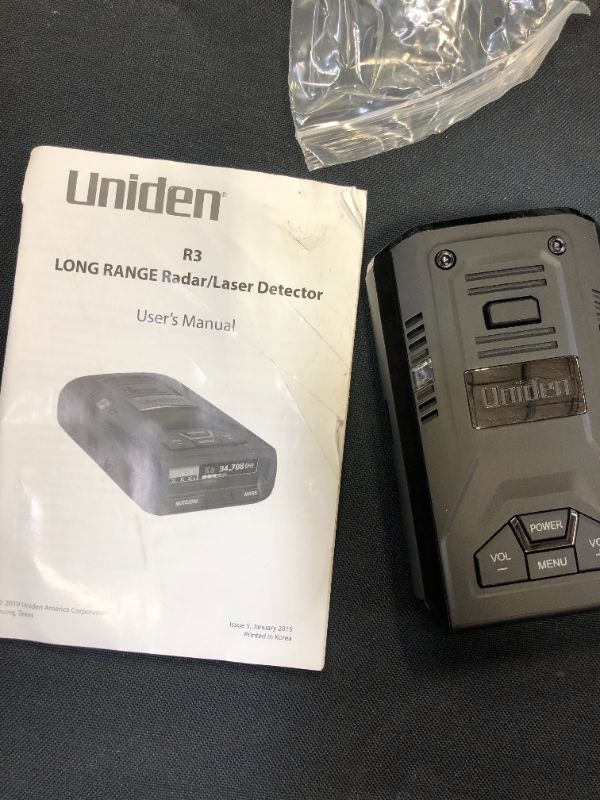 Photo 3 of Uniden R3 Extreme Long Range Radar Laser Detector GPS, DSP, Voice Alert, Silver
