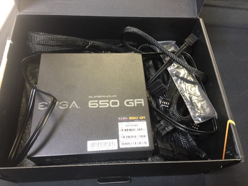 Photo 5 of EVGA SuperNOVA 650 Ga, 80 Plus Gold 650W, Fully Modular, ECO Mode with Dbb Fan, 10 Year Warranty, Compact 150mm Size, Power Supply 220-GA-0650-X1
