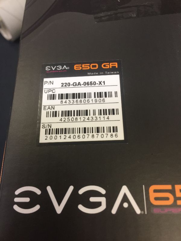 Photo 3 of EVGA SuperNOVA 650 Ga, 80 Plus Gold 650W, Fully Modular, ECO Mode with Dbb Fan, 10 Year Warranty, Compact 150mm Size, Power Supply 220-GA-0650-X1
