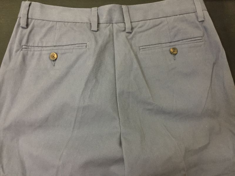 Photo 4 of AMAZON ESSENTIALS MEN'S CLASSIC FIT PANTS LIGHT BLUE 33 X 30