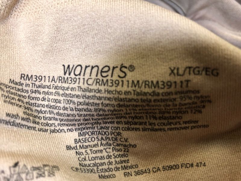 Photo 3 of Warner's Women's Easy Does It Underarm Smoothing with Seamless Stretch Wireless Lightly Lined Comfort Bra RM3911A, Toasted Almond, XL

