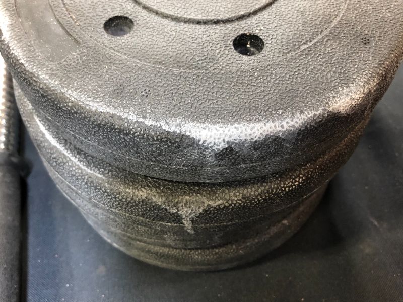 Photo 1 of BESPORTBLE Adjustable Dumbbells Set, 5.5/4.4/3.3/2.8 Pound LB Weight Dumbbells Set Solid Adjustable Dumbbells with 16 Dumbbell Plates, for Men Women Exercise & Fitness Dumbbells Strength Training Workout