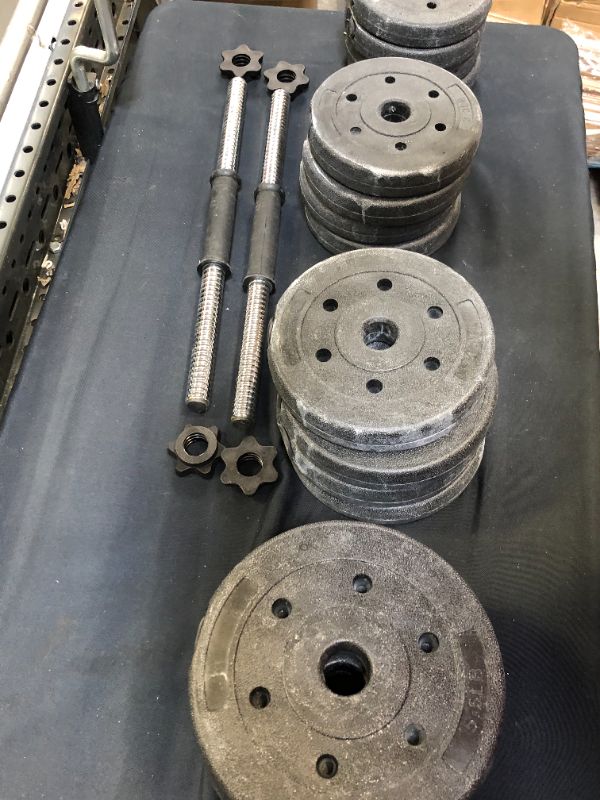 Photo 1 of BESPORTBLE Adjustable Dumbbells Set, 5.5/4.4/3.3/2.8 Pound LB Weight Dumbbells Set Solid Adjustable Dumbbells with 16 Dumbbell Plates, for Men Women Exercise & Fitness Dumbbells Strength Training Workout