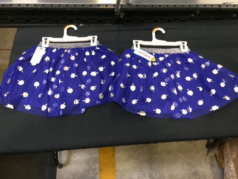 Photo 3 of Girs' Hanukkah a-ine Skirt - Cat & Jack™ Size: S (6/6X)---SET OF 2---

