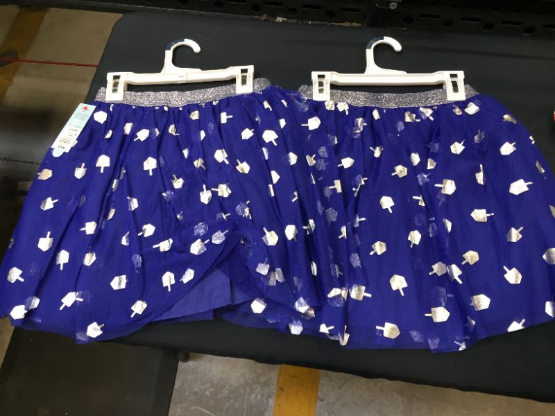 Photo 3 of Girs' Hanukkah a-ine Skirt - Cat & Jack™ Size: L (10/12)---SET OF 2---
