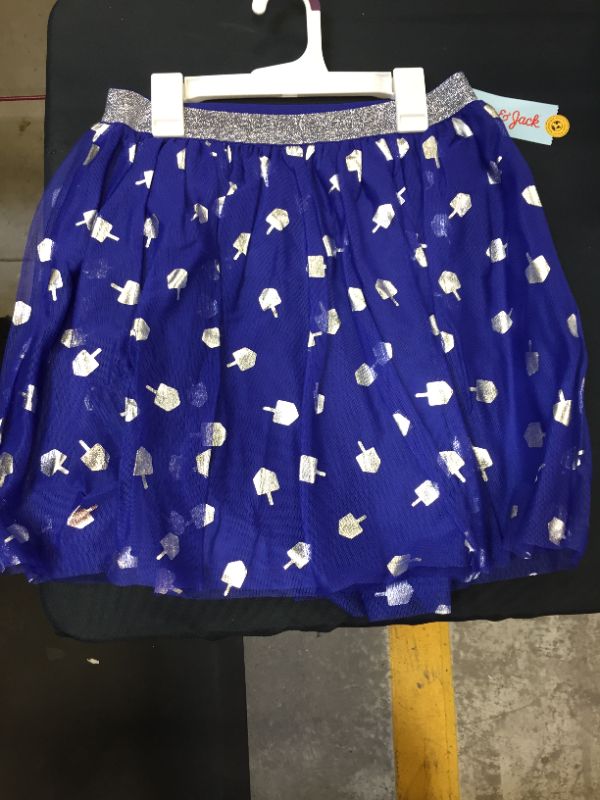 Photo 2 of Girs' Hanukkah a-ine Skirt - Cat & Jack™ Size: M (7/8)---SET OF 2---
