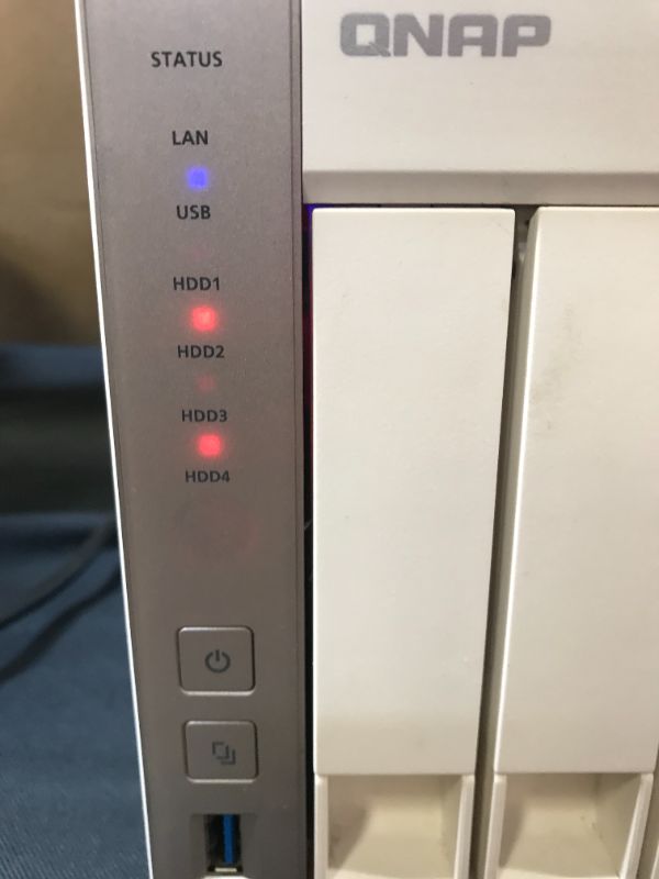 Photo 1 of QNAP TS-451 4-Bay Personal Cloud NAS, Intel 2.41GHz Dual Core CPU with Media Transcoding (TS-451-US)
