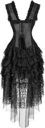 Photo 1 of Kimring Women's Vintage Victorian Steampunk Corset Dress Showgirl Cancan Costume ( size: xxlarge ) 
