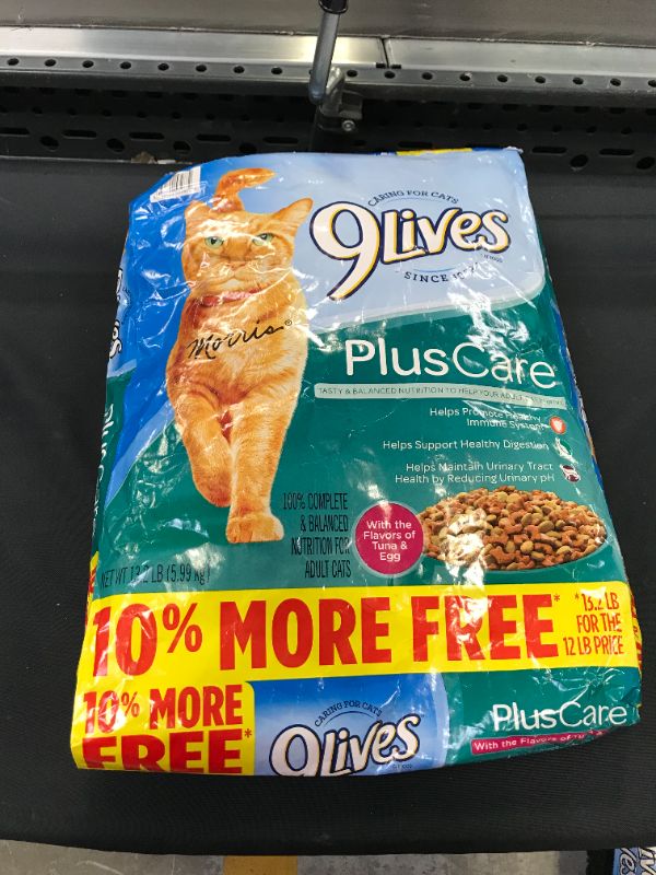 Photo 3 of 9Lives Plus Care Dry Cat Food, 13.3 Lb (EXP:05/29/2022)
