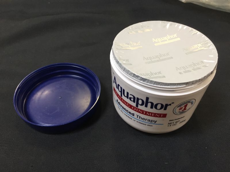 Photo 2 of Aquaphor Healing Ointment, Advanced Therapy Skin Protectant, Dry Skin Body Moisturizer, 14 Oz Jar
