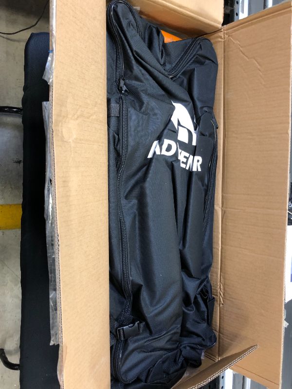Photo 1 of ADVENOR Paddle Board 11'x33 x6 Extra Wide Inflatable Stand Up Paddle Board with SUP Accessories Including Adjustable Paddle,Backpack,Waterproof Bag,Leash,and Hand Pump,Repair Kit
