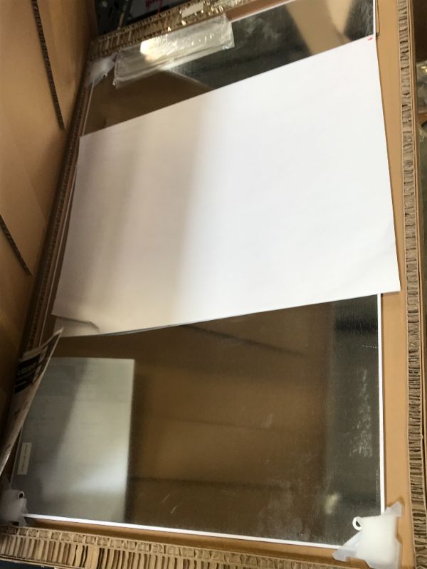 Photo 1 of Glass Whiteboard 24 x 36 Inches, Magnetic Dry Erase White Board, White
