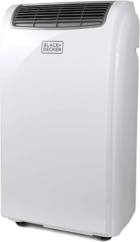 Photo 1 of BLACK+DECKER 8,000 BTU Portable Air Conditioner with Remote Control, White
dirty