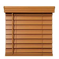 Photo 1 of Chestnut Cordless 2.5 in. Premium Faux Wood Blind for Window 23 in. W x 48 in. L
factory sealed