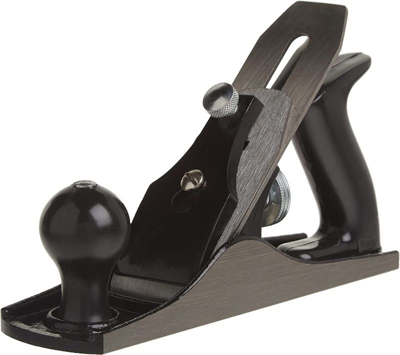 Photo 1 of GreatNeck C4 Bench Jack Plane (9 Inch), 2 Inch Cutter, Adjustable to Control the Blade, Cast Iron Body, Quality Plastic Ergonomic Handles
[ unable to test for proper function ]