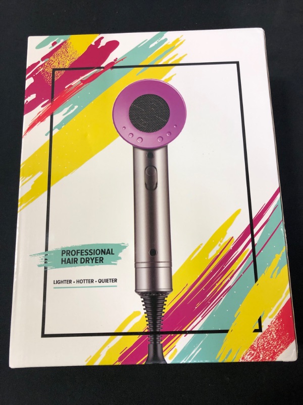 Photo 1 of 1800W Professional Hair Dryer with Diffuser Ionic Conditioning - Powerful, Fast Hairdryer Blow Dryer,AC Motor Heat Hot and Cold Wind Constant Temperature Hair Care Without Damaging Hair
