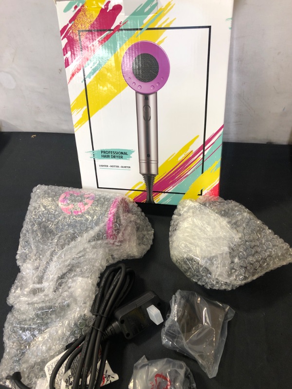 Photo 3 of 1800W Professional Hair Dryer with Diffuser Ionic Conditioning - Powerful, Fast Hairdryer Blow Dryer,AC Motor Heat Hot and Cold Wind Constant Temperature Hair Care Without Damaging Hair
