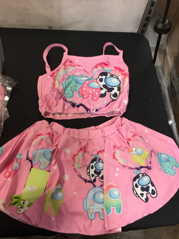 Photo 1 of Girls two piece swimsuit bath suit size foreign 140 