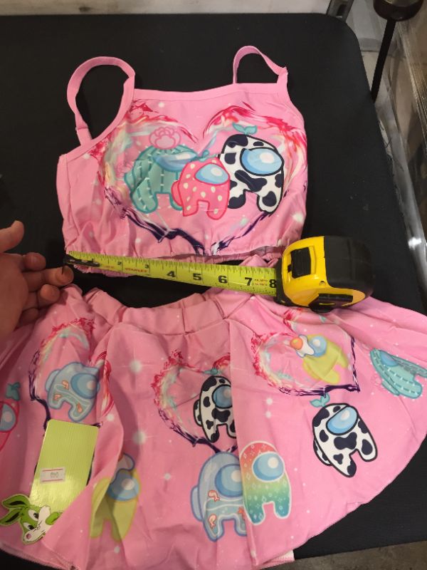 Photo 2 of Girls two piece swimsuit bath suit size foreign 140 