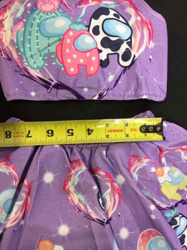 Photo 2 of Girls two piece swimsuit bath suit size foreign 140 