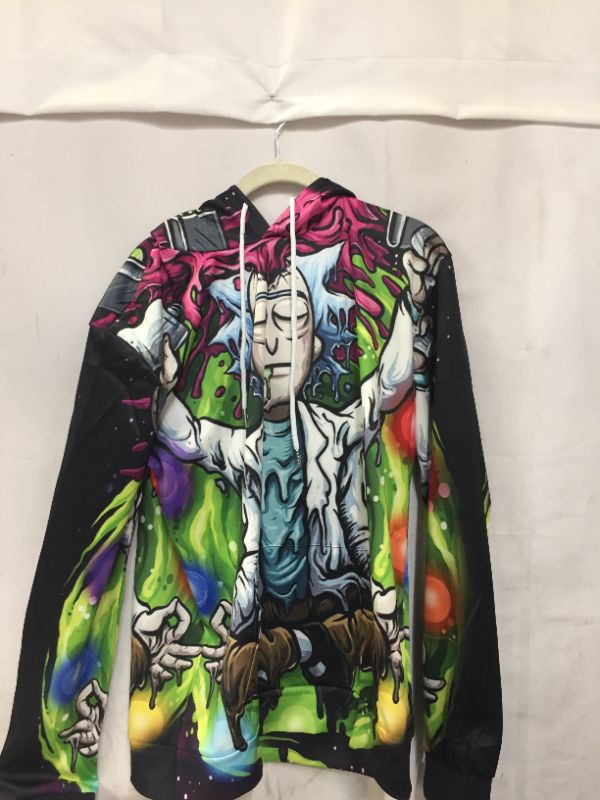 Photo 1 of Cartoon hoodies anime 3D print size mens medium sweatshirt ( rick and Morty ) 