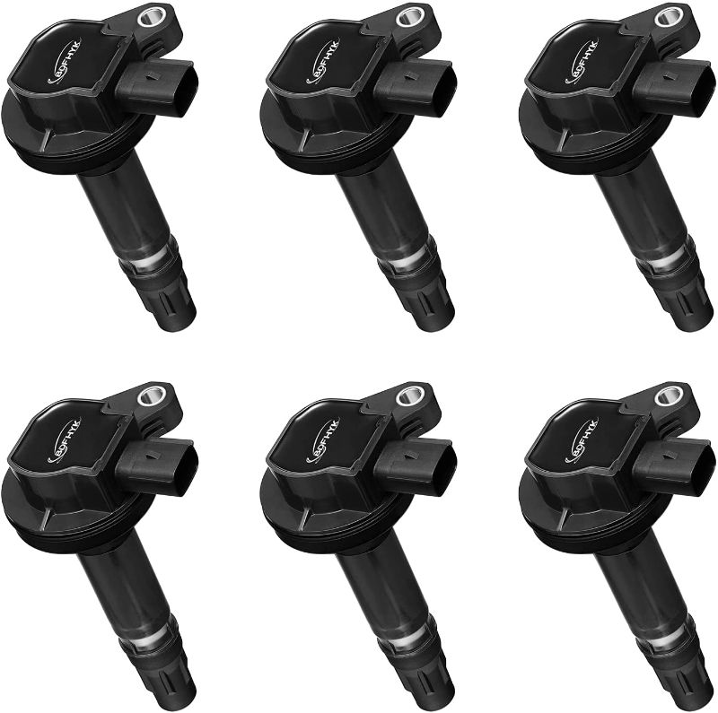 Photo 1 of BDFHYK Ignition Coil Pack Set of 6 Compatible with Ford F150 Edge Explorer Flex Fusion Mustang Taurus Lincoln Mazda Mercury V6 2.7L 3.5L 3.7L UF-553 UF-595 5C1652 E1053
