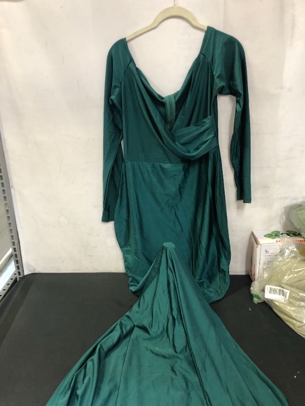 Photo 1 of LARGE GREEN LONG DRESS 