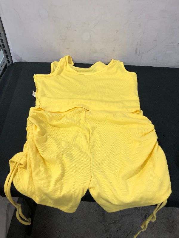 Photo 1 of XXL WOMENS 2 PIECE YELLOW OUTFIT 