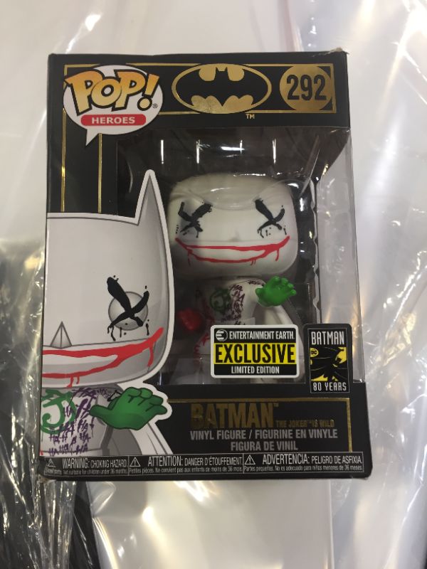 Photo 2 of Funko POP! Heroes Batman The Joker is Wild 3.75" Vinyl Figure (#292)
