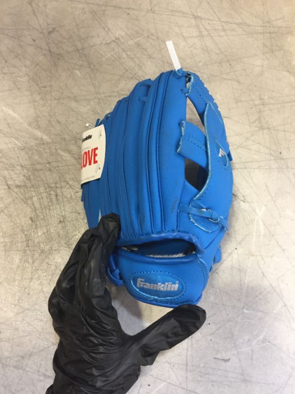 Photo 2 of Franklin Sports Kids Baseball Gloves - RTP Youth Teeball Glove + Ball Set - Boys + Girls Teeball Mitt Set - Kids + Toddlers - 9.5"