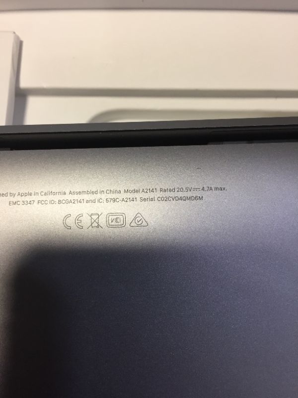 Photo 4 of 2021 Apple MacBook Pro (16-inch, Apple M1 Pro chip with 10?core CPU and 16?core GPU, 16GB RAM, 512GB SSD) - Space Gray