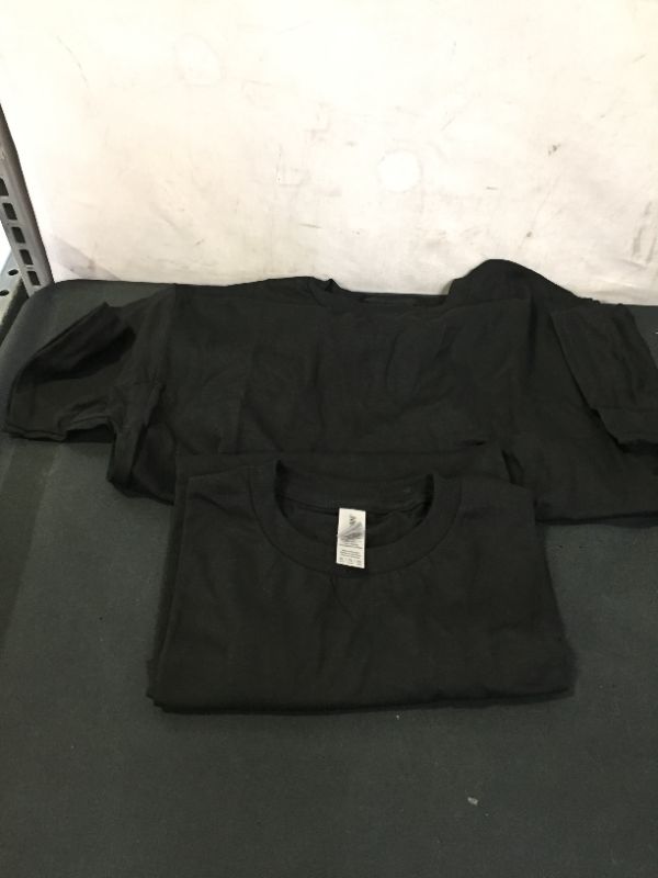 Photo 1 of XL BOYS BLACK SHIRTS 2 PACK