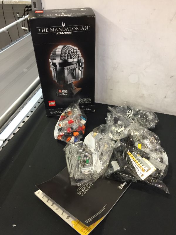 Photo 2 of LEGO Star Wars The Mandalorian Helmet 75328 Creative Building Kit for Adults; Collectible Build-and-Display Model; Fun, Birthday Present or Surprise Treat for Fans (584 Pieces)
